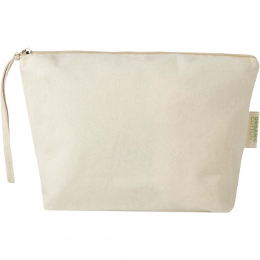 Logotrade promotional gift image of: Orissa 180 g/m² organic large accessory pouch 3L