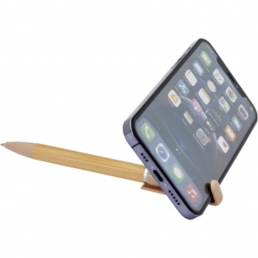 Logo trade promotional gift photo of: Delfina phone holder pen