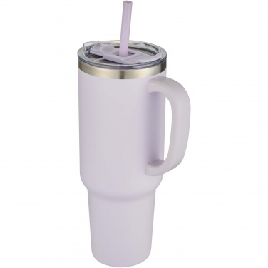 Logo trade promotional gifts image of: Sydney 1200 ml copper vacuum insulated tumbler with straw