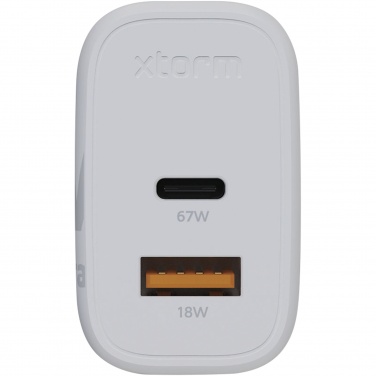 Logo trade promotional products picture of: Xtorm XEC067 GaN² Ultra 67W wall charger