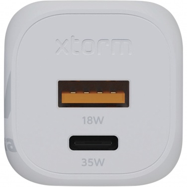 Logo trade corporate gifts picture of: Xtorm XEC035 GaN² Ultra 35W wall charger