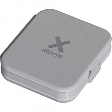 Logotrade advertising product picture of: Xtorm XWF21 15W foldable 2-in-1 wireless travel charger