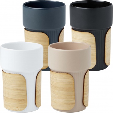 Logotrade promotional products photo of: Tumbler Fika 340 ml with bamboo sleeve