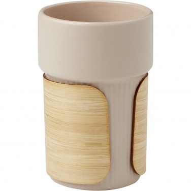 Logotrade promotional gifts photo of: Tumbler Fika 340 ml with bamboo sleeve