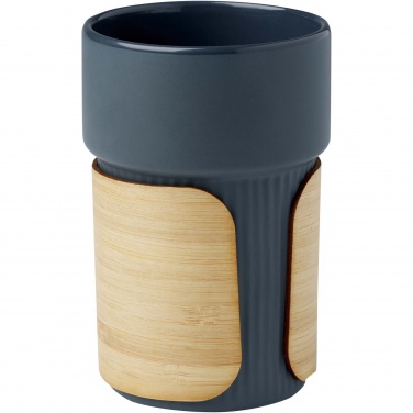 Logotrade promotional giveaway image of: Tumbler Fika 340 ml with bamboo sleeve