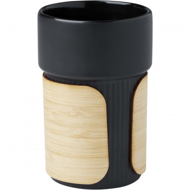 Logo trade promotional item photo of: Tumbler Fika 340 ml with bamboo sleeve