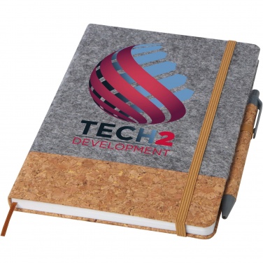 Logo trade corporate gift photo of: Veronica A5 hard cover notebook