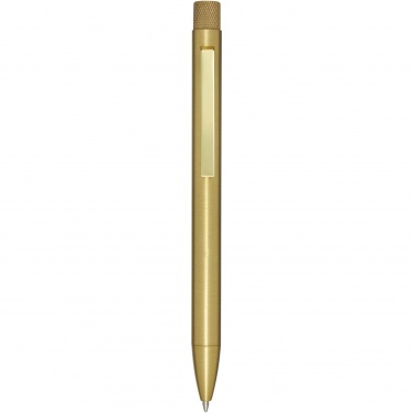 Logotrade promotional product picture of: Beatriz recycled brass ballpoint pen