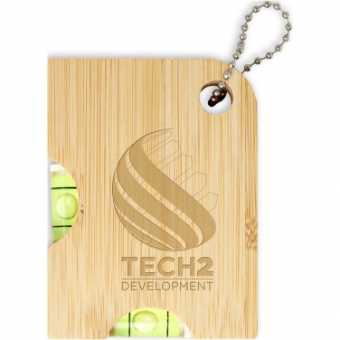 Logotrade corporate gift image of: Levo bamboo bottle opener with level 