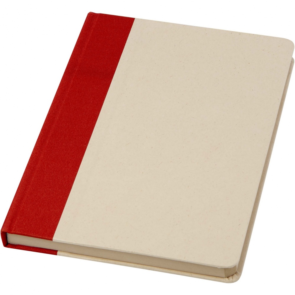 Logo trade advertising products picture of: Liliana A5 sugar cane plastic hard cover notebook