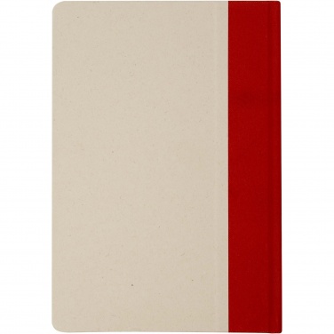 Logo trade promotional giveaways image of: Liliana A5 sugar cane plastic hard cover notebook