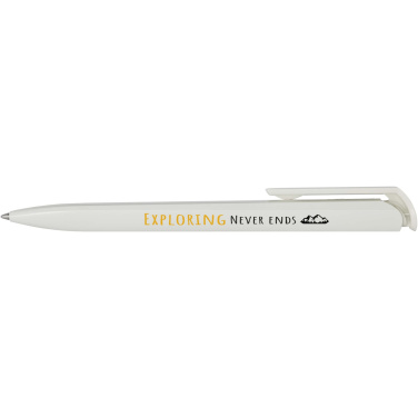 Logo trade promotional merchandise picture of: Lucia recycled plastic ballpoint pen