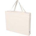 Odessa 220 g/m² GRS recycled cotton large tote bag, Natural