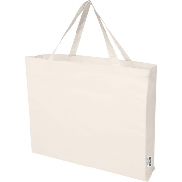 Logo trade promotional gifts picture of: Odessa 220 g/m² GRS recycled cotton large tote bag