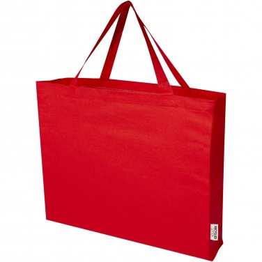 Logo trade corporate gifts picture of: Odessa 220 g/m² GRS recycled cotton large tote bag