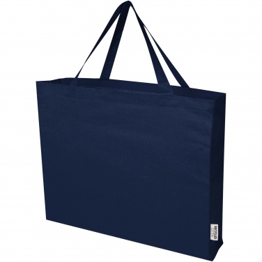 Logotrade promotional item image of: Odessa 220 g/m² GRS recycled cotton large tote bag