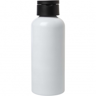 Logotrade promotional product picture of: Trinity 600 ml RCS certified recycled aluminium water bottle with RPET lid