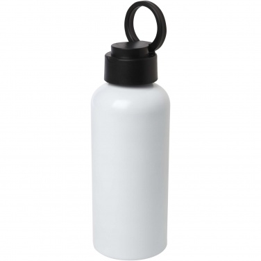 Logotrade promotional product picture of: Trinity 600 ml RCS certified recycled aluminium water bottle with RPET lid