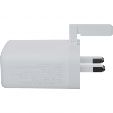 Logo trade promotional items picture of: Xtorm XEC067G GaN² Ultra 67W wall charger - UK plug