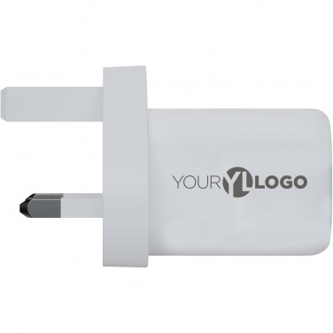 Logo trade promotional gift photo of: Xtorm XEC035 GaN² Ultra 35W wall charger - UK plug