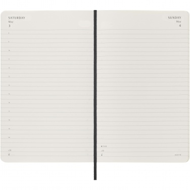 Logo trade promotional merchandise image of: Moleskine soft cover 12 month L daily planner