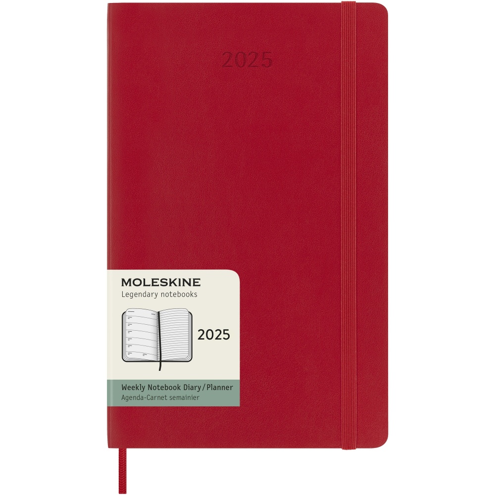 Logo trade promotional giveaways picture of: Moleskine soft cover 12 month weekly L planner