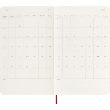 Logo trade corporate gifts image of: Moleskine soft cover 12 month weekly L planner