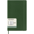 Moleskine soft cover 12 month weekly L planner, Myrtle green