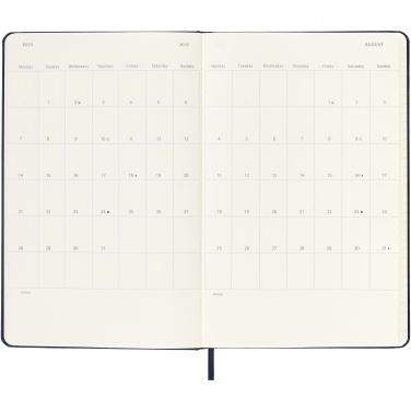 Logotrade promotional items photo of: Moleskine horizontal hard cover 12 month L weekly planner