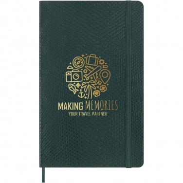 Logo trade promotional gifts picture of: Moleskine 100% VEGEA® Boa L soft cover notebook - ruled