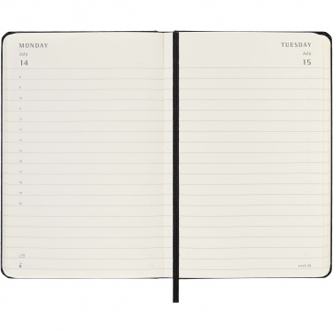 Logo trade promotional gifts picture of: Moleskine hard cover 12 month PK daily planner