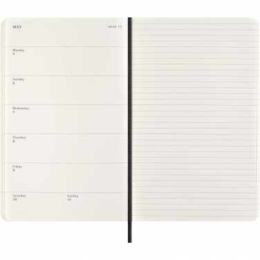 Logo trade promotional item photo of: Moleskine 100% VEGEA® Boa 12M L weekly soft cover planner