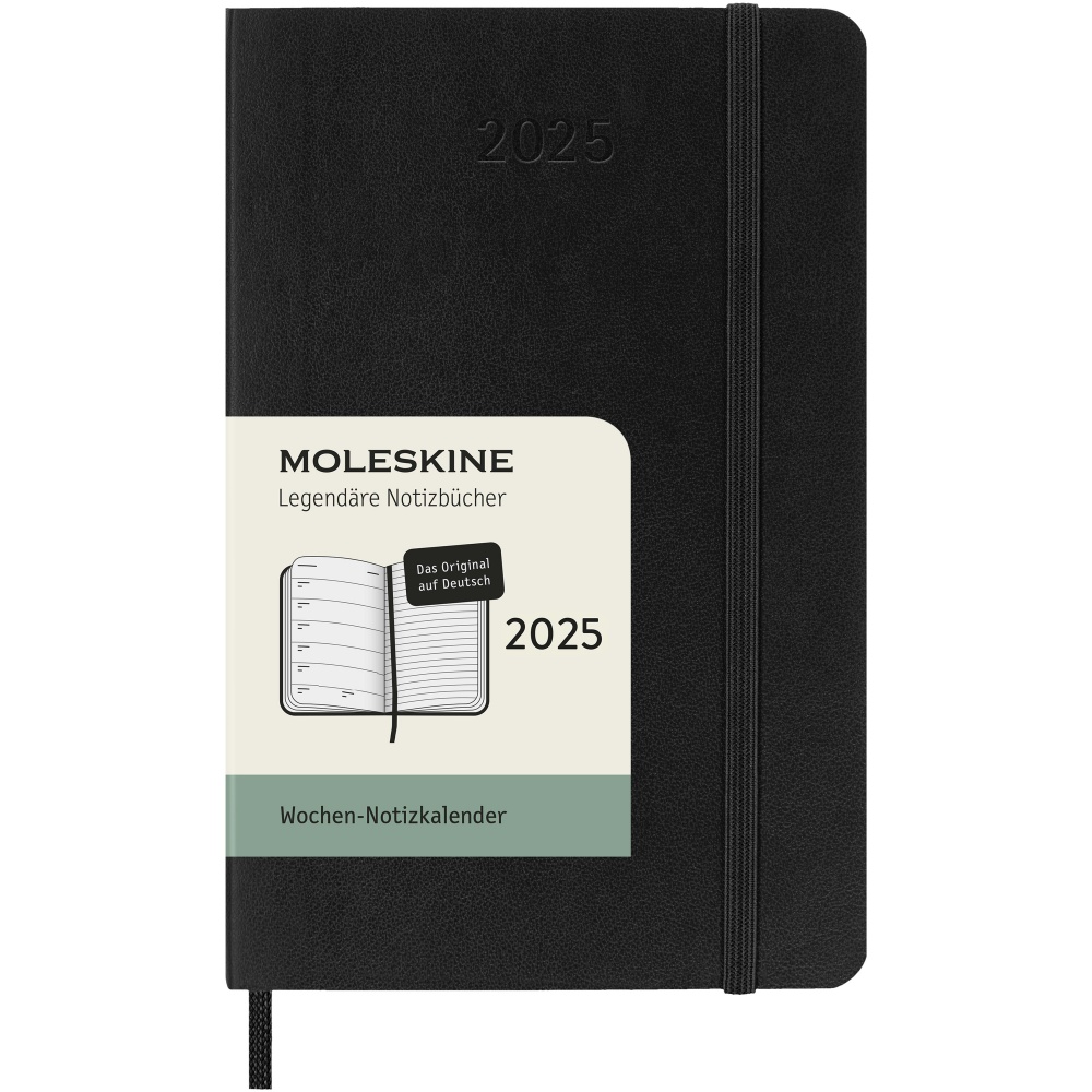 Logotrade promotional giveaway image of: Moleskine soft cover 12 month weekly PK planner - German