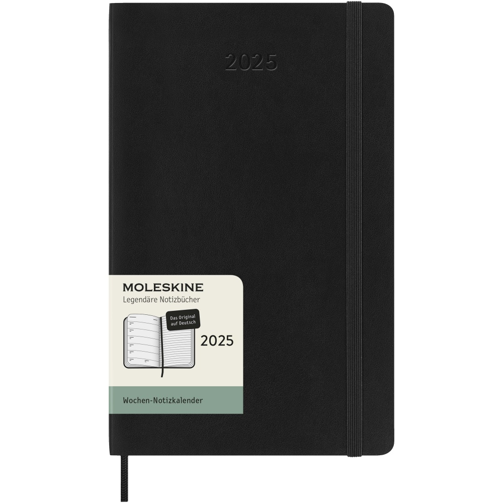 Logo trade promotional products picture of: Moleskine soft cover 12 month L weekly planner - German