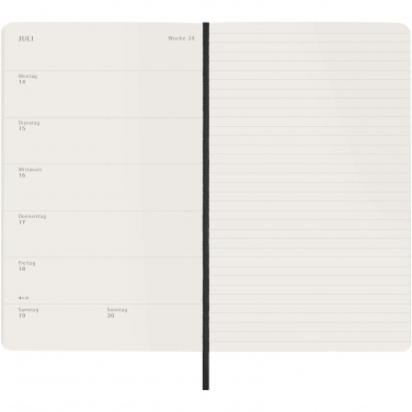 Logotrade promotional product image of: Moleskine soft cover 12 month L weekly planner - German