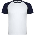 Indianapolis short sleeve unisex sports t-shirt, White / Navy Blue