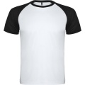 Indianapolis short sleeve unisex sports t-shirt, White / Solid black