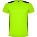 Detroit short sleeve kids sports t-shirt, Lime / Solid black