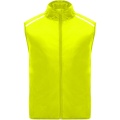 Jannu unisex lightweight running bodywarmer, Fluor Yellow