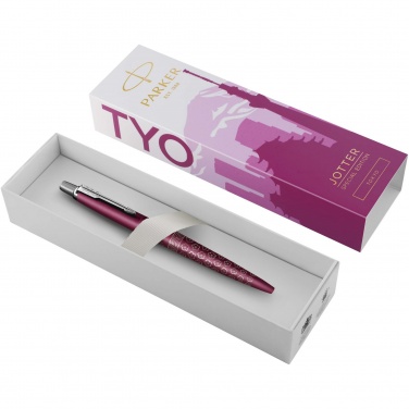 Logo trade business gift photo of: Parker Jotter SE Global Icons colour trim ballpoint pen