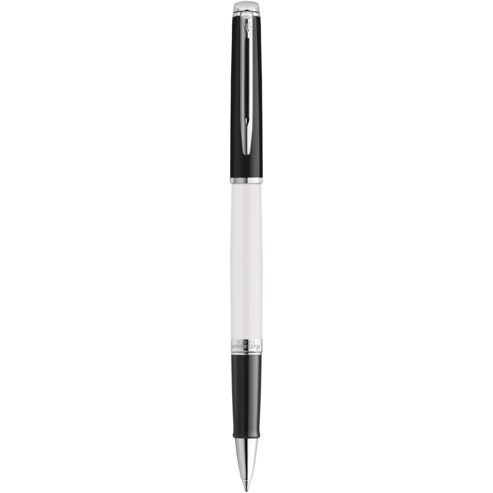 Logotrade corporate gifts photo of: Hemisphere colour blocking rollerball pen with palladium trim