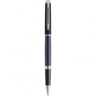 Logo trade promotional merchandise picture of: Hemisphere colour blocking rollerball pen with palladium trim