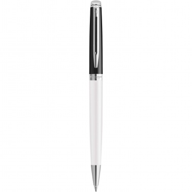 Logotrade promotional products photo of: Hemisphere colour blocking ballpoint pen with palladium trim