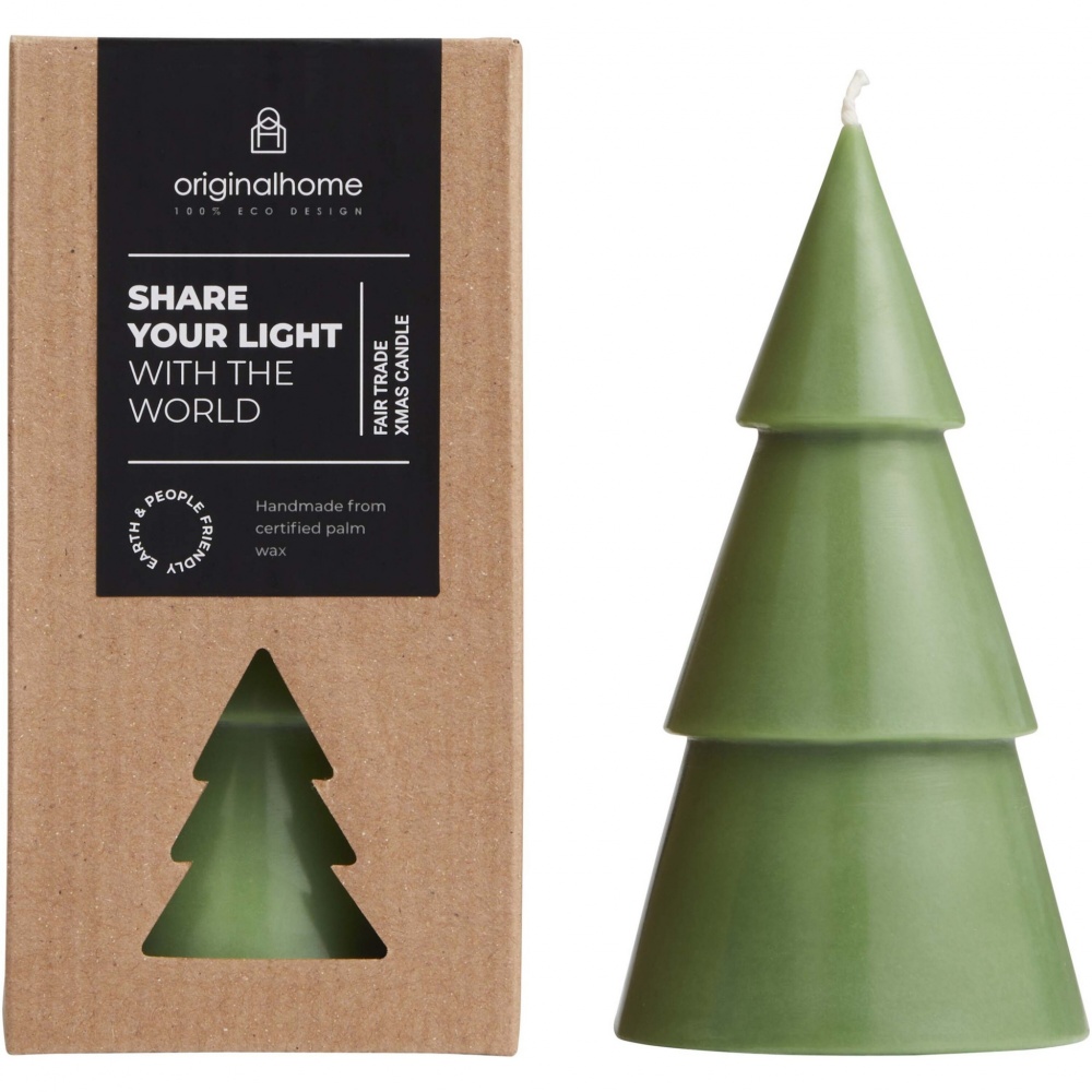 Logotrade promotional merchandise photo of: Originalhome Xmas tree candle - L