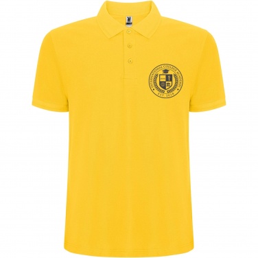 Logo trade promotional items image of: Pegaso Premium short sleeve men's polo