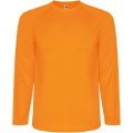 Montecarlo long sleeve men's sports t-shirt, Fluor Orange