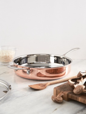 Logo trade promotional giveaways picture of: VINGA Baron copper sauté pan