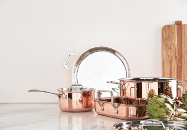 Logo trade promotional giveaways image of: VINGA Baron copper saucepan