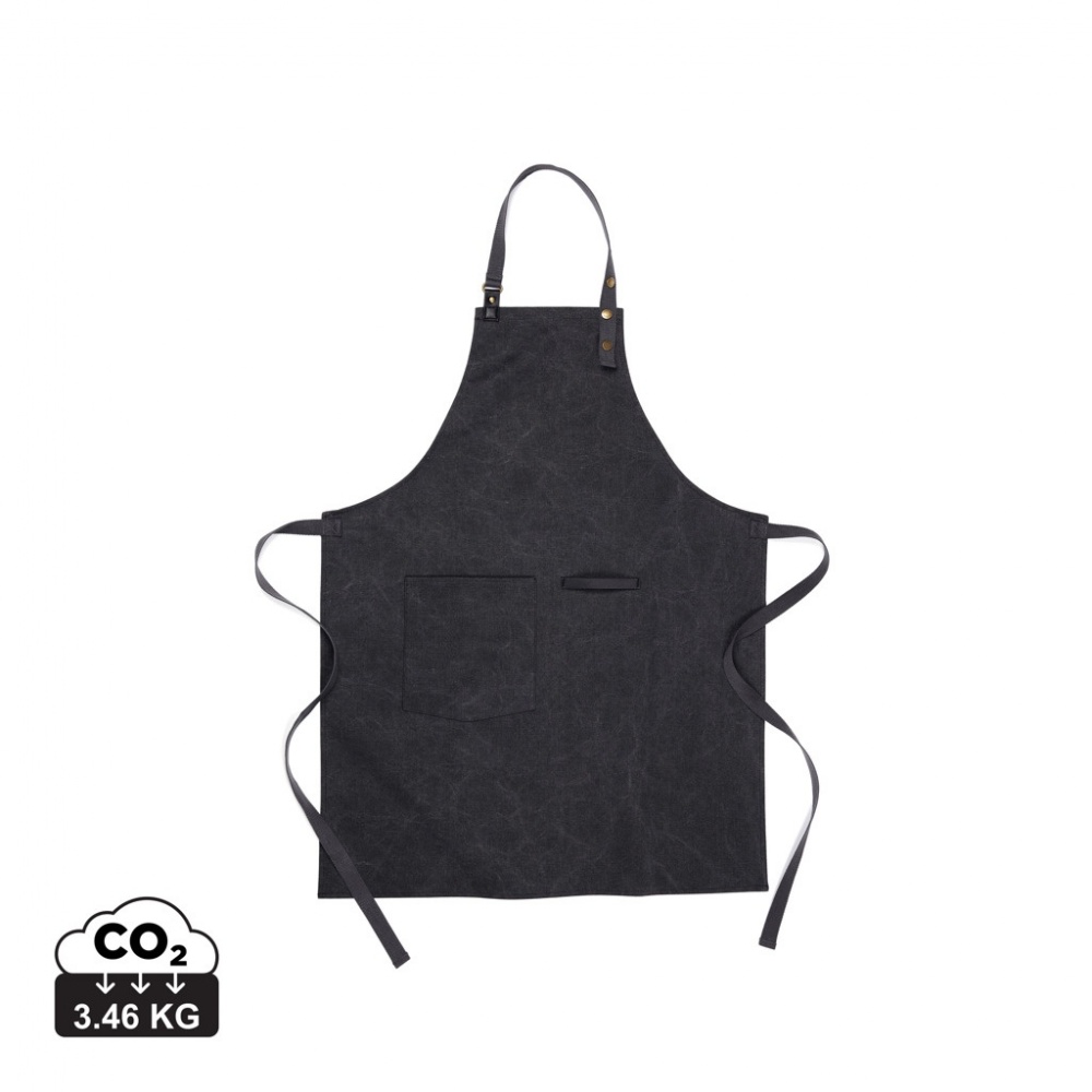 Logo trade promotional gift photo of: VINGA Tome GRS recycled canvas Apron