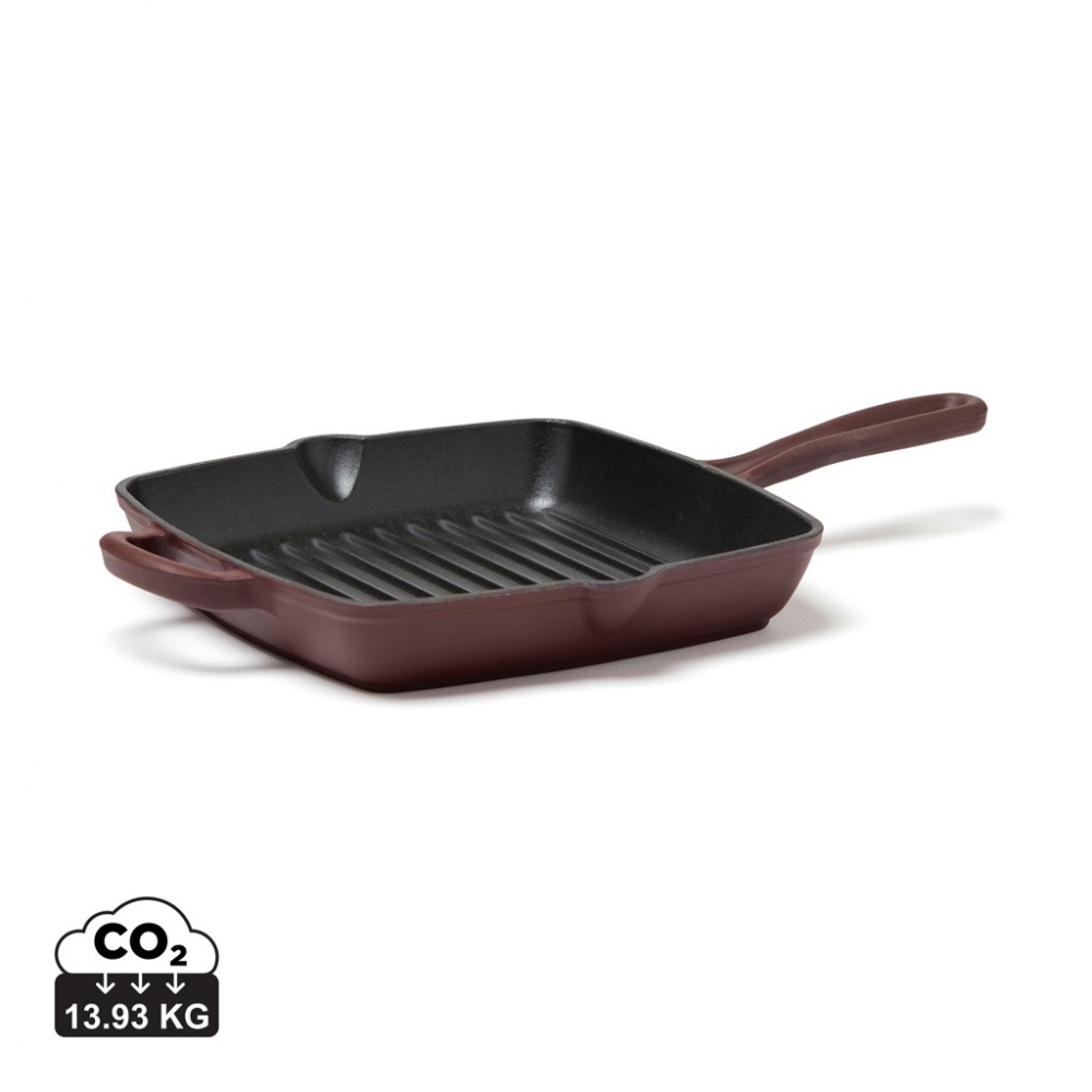 Logo trade business gifts image of: VINGA Monte enamelled grill pan